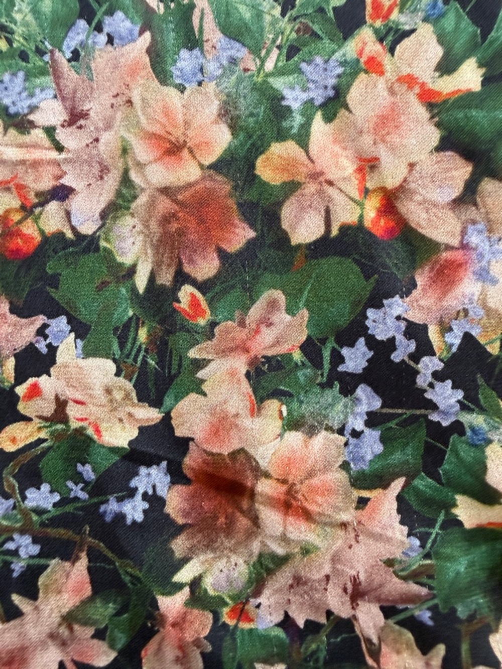 Vince Wild Primrose Silk Blend Stretch Blouse Size 1X - Picture 10 of 13